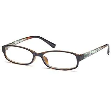 Gamma Ray Women's Reading Glasses 4 Pair Print Ladies Fashion Readers for Women