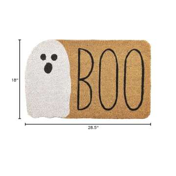 Mud Pie Hallowen Coir Doormat, Boo