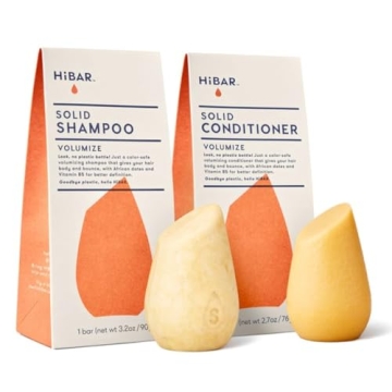 HiBAR Volumize Shampoo & Conditioner Set for Fine Hair