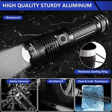 High Lumens Rechargeable LED Flashlight - Esgofo
