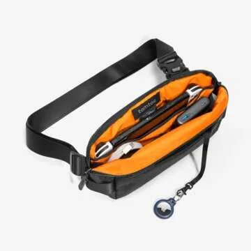 tomtoc Compact EDC X-Pac Sling Bag, Minimalist Chest Shoulder Sling Crossbody Daypack for Men and Women, Water-resistant Lightweight Everyday Carry Casual Pack for Tactical, Travel, Work, Sport