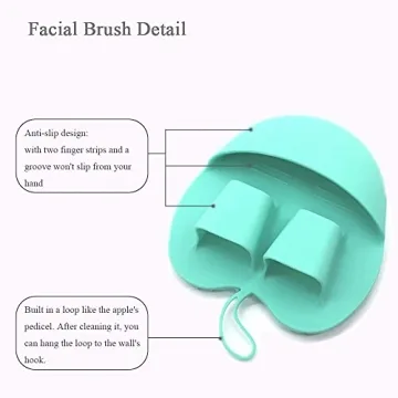 Soft Silicone Face Body Brush Set Gentle Exfoliation Massage