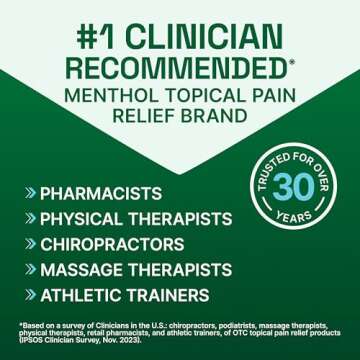 Biofreeze Pain Relief Gel - Clinically Recommended for Arthritis & Muscle Pain, 3 FL OZ