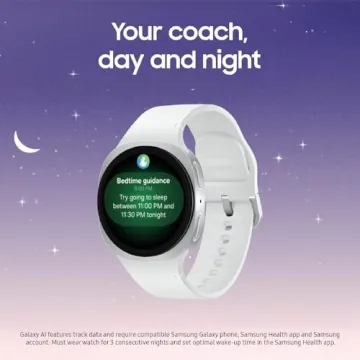 Samsung Galaxy Watch 8 (2025) 40mm Bluetooth Smartwatch, Cushion Design, Fitness Tracker, Sleep Coac...