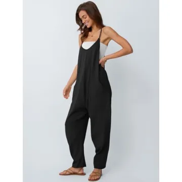 AUTOMET Women's Summer Jumpsuit Trendy Comfy Romper
