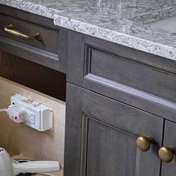 Yanxia Set of 6 Elegant Antique Brass Cabinet Knobs - Classic Round Kitchen Hardware, Vintage Drawer Pulls Sleek Retro Dresser Handles