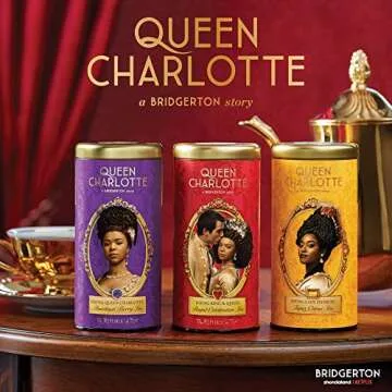 The Republic of Tea - Young Lady Danbury Topaz Citrus Herbal Tea, 36 Tea Bags, Caffeine-Free Hibiscus Tea Inspired by Queen Charlotte: A Bridgerton Story