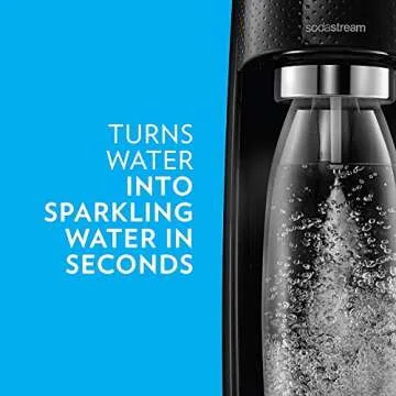 SodaStream 1101098010 Fizzi Sparkling Water Maker, 9.2 x 11.2 x 17.4", Black