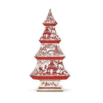 Two's Company Winter Toile Christmas Tree