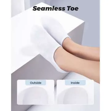 IDEGG No Show Socks Womens and Men Low Cut Ankle Short Anti-slid Athletic Running Novelty Casual Invisible Liner Socks