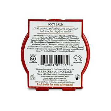Badger Foot Balm Tin, 2 oz