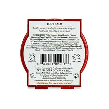 Badger Foot Balm Tin, 2 oz