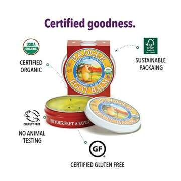 Badger Foot Balm Tin, 2 oz