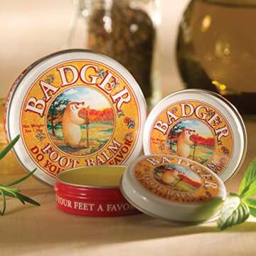 Badger Foot Balm Tin, 2 oz