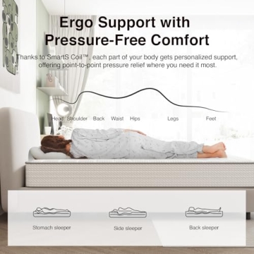 Novilla Twin Mattress for Kids - 8 Inch Cozy Support