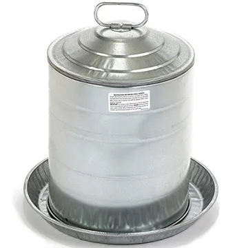 Best Automatic Poultry Waterer 5 Gallon Galvanized Steel