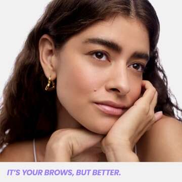 Wonderskin Eyebrow Tint - Wonder Blading Brow Stain & Go Masque, Long Lasting Brow Tint, Transfer Proof and Smudge Proof Eyebrow Stain (Dark Brunette)