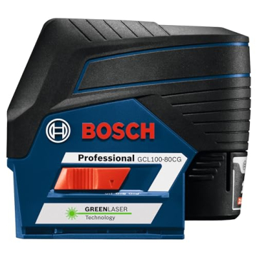 Bosch Green Beam Laser Level with Remote Control & Accessories