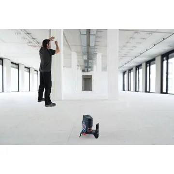 Bosch Green Beam Laser Level with Remote Control & Accessories