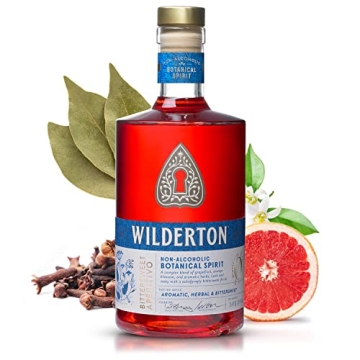 Wilderton Bittersweet Aperitivo Non Alcoholic Spirits - Botanical Spirit with Grapefruit, Orange Blo...