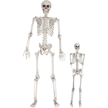 Life Size Human Skeleton Model for Anatomy Study- Scientific Body w Movable Joints, Arms & Legs- Ske...