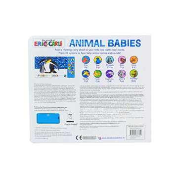 World of Eric Carle, Animal Babies 10-Button Sound Book - PI Kids (Play-A-Sound Books)
