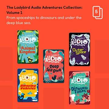 Yoto Ladybird Audio Adventures Collection: Vol. 1 – 5 Audio Cards for Kids 5+, Fun and Educational...