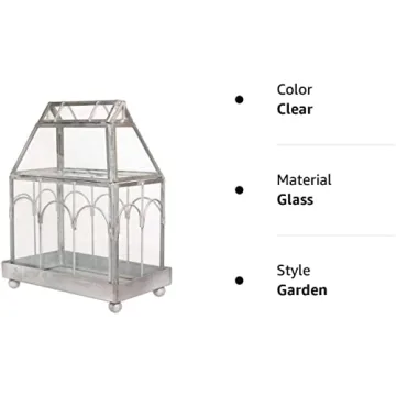 Archway Glass Terrarium for Miniature Gardens