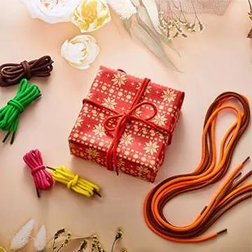 Chuangdi Colorful Threading Lace Beading Cord Creative Beading Laces for Weaving, Threading Projects, Jewelry Crafts Making Supplies, 12 Colors(72 Pieces)