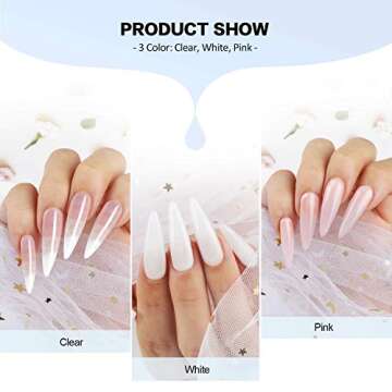 Morovan Acrylic Nail Kit for Extensions and Art