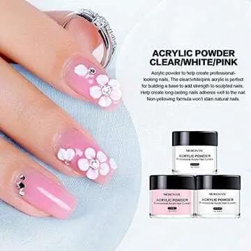 Morovan Acrylic Nail Kit for Extensions and Art