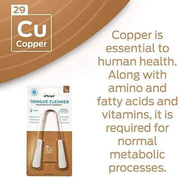 DrTung’s Copper Tongue Scraper for Fresh Breath