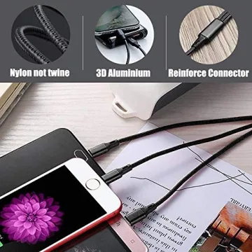 Multi USB Charging Cable 3A Fast Charger 3 in 1