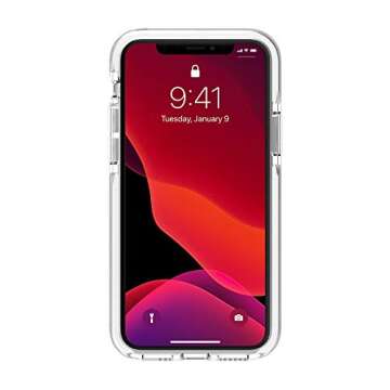 kate spade new york Pin Dot Case for iPhone 11 Pro,Polyurethane,Scratch-resistant - Defensive Hardshell with White Bumper