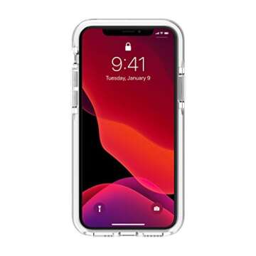 kate spade new york Pin Dot Case for iPhone 11 Pro,Polyurethane,Scratch-resistant - Defensive Hardshell with White Bumper