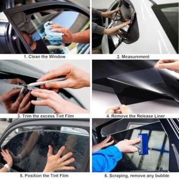 Mkbrother® 5% VLT Car Window Tint Film Roll for UV Protection