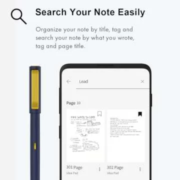Neo Smartpen M1+ for Android, iPhone and Laptop | Digitize Handwriting | Digital Bluetooth Pen for Real Time Sync, Handwriting to Text Transcription, Export to e-Mail and Document (Black)