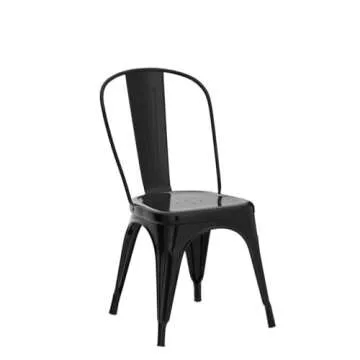 Stylish Set of 4 Nazhura Metal Dining Chairs