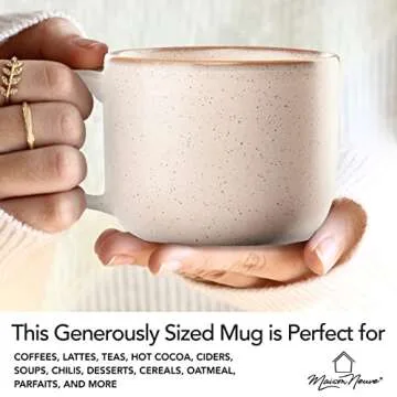 Maison Neuve Riverside 4-Piece Mug Set - Artisan Stoneware