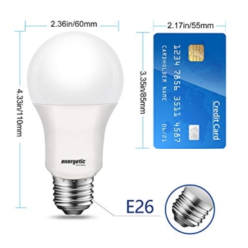 Energetic 75W LED Light Bulb, 1200 Lumens, 6-Pack