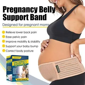 ChongErfei Maternity Belt Back Support Abdominal Binder Pain Relief