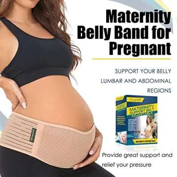 ChongErfei Maternity Belly Band for Ultimate Back Support