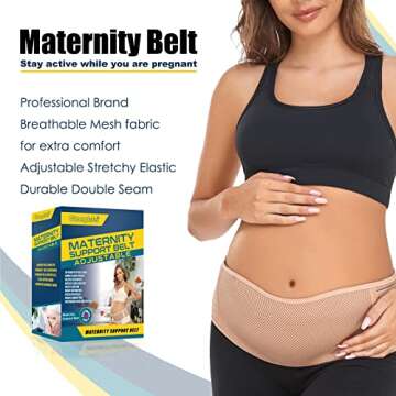 ChongErfei Maternity Belly Band for Ultimate Back Support