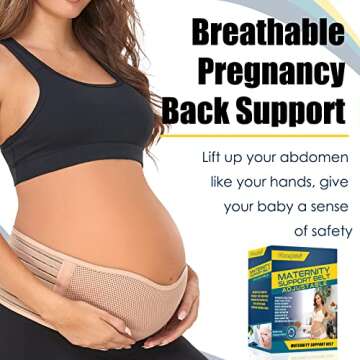 ChongErfei Maternity Belly Band for Ultimate Back Support