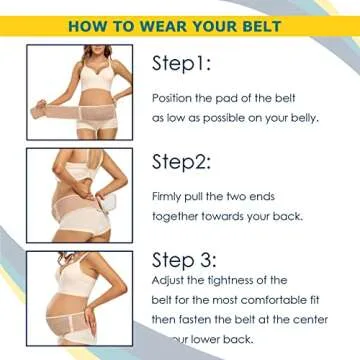 ChongErfei Maternity Belly Band for Ultimate Back Support