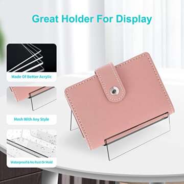 Boloyo Acrylic Display Stand for Purses & Jewelry - Set of 10