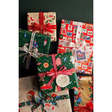 RIFLE PAPER CO. Holiday Ribbon - Perfect for Creative Gift Wrapping