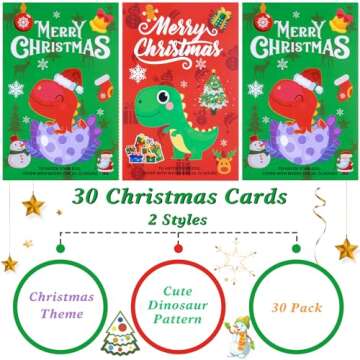 ANPHILE Christmas Hatching Dinosaur Eggs, Christmas Goodie Bag Fillers in Bulk Christmas Party Supplies Favors, Christmas Gifts for Kids School Classroom