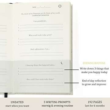 Sober dolphin The Gratitude Journal for More Happiness, Positive Energy, Positivity,The Gratitude Notebook, Quick and Easy Recording Daily Planner Journal for Women Men