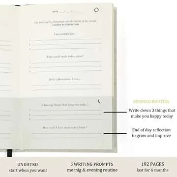 Sober dolphin The Gratitude Journal for More Happiness, Positive Energy, Positivity,The Gratitude Notebook, Quick and Easy Recording Daily Planner Journal for Women Men